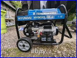 Hyundai Open Framed 7kw Workshop Petrol Generator