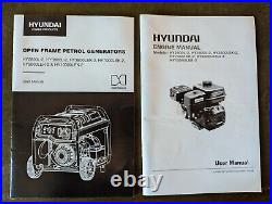 Hyundai Open Framed 7kw Workshop Petrol Generator