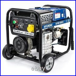 Hyundai Petrol Welder Generator, Portable, 11.3L 3.2kWith4kVa, 120 Amp DC Welder