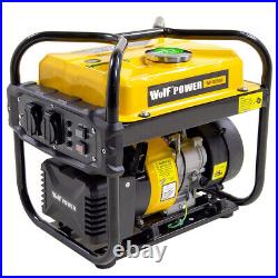 Inverter Generator 2000w 2.5KVA Wolf Petrol Portable WPG2500i Camping