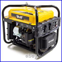 Inverter Generator 2000w 2.5KVA Wolf Petrol Portable WPG2500i Camping