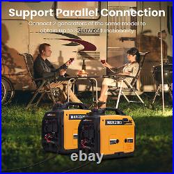 Inverter Generator Petrol Portable Quiet 2.3KW Suitcase 4 Stroke for Camping RV