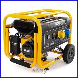 JCB 3.6kW Petrol Site Generator 7.5hp 224cc Recoil STart JCB-G3600P