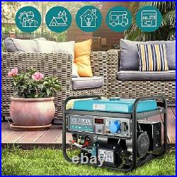 KS 7000E 5000W Petrol Generator, Electric/Manual Start, AVR, Silent Operation