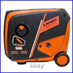 Lifan 4kw Petrol Inverter Generator 230v Electric Start Super Silent With Wheels