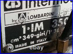 Lombardini 8hp Petrol Genset Welder Good Working Order