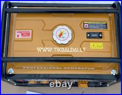 NEW Power generator petrol. Emergency portable. 3kw. 1x 12V + 3x 220V. Quality