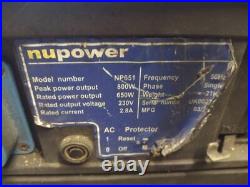 Nu power petrol generator see pictures