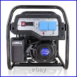 Petrol Generator 2.2kW / 2.75kVa Recoil Start Catering 2x 13A Sockets HY2800L-3