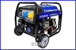 Petrol Generator 3.2kW 3200W 4kVA Electric Start Catering Portable Site HYUNDAI