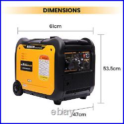 Petrol Generator 5000 5500W Electric Start for Camping Outdoor Backup Power