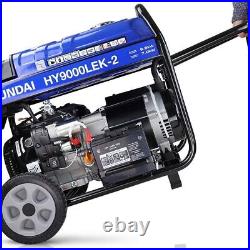 Petrol Generator 7kW / 8.75kVA Recoil & Electric Start Open Frame Site Hyundai