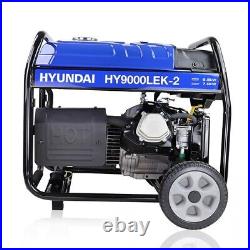 Petrol Generator 7kW / 8.75kVA Recoil & Electric Start Open Frame Site Hyundai