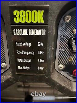 Petrol Generator Bohmer Ag 3800k In Very Good Condition