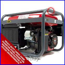 Petrol Generator PowerKing Portable PKB3000LR 2200w 2.75KVA Quiet Camping Oil