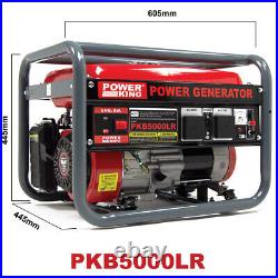 Petrol Generator PowerKing Portable PKB5000LR 3200w 4KVA Quiet Camping Plus Oil