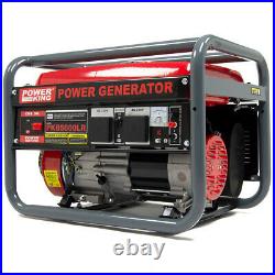 Petrol Generator PowerKing Portable PKB5000LR 3200w 4KVA Quiet Camping Power