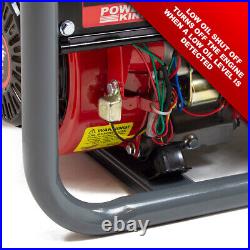 Petrol Generator PowerKing Portable PKB5000LR 3200w 4KVA Quiet Camping Power