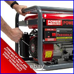 Petrol Generator PowerKing Portable PKB5000LR 3200w 4KVA with Wheels and Oil