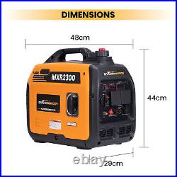 Petrol Generator With 1800W 230V Parallel Portable RV Travel Camping 2 x USB