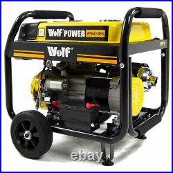 Petrol Generator Wolf Portable 3000w 3.75KVA 7HP Camping Electric with Wheels