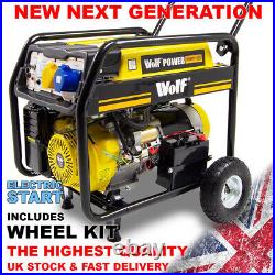 Petrol Generator Wolf Portable WPB1110ES 8000w 10KVA Electric Camping Power