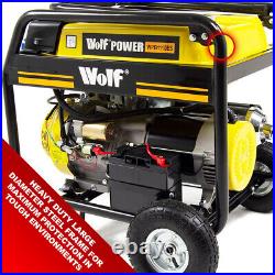 Petrol Generator Wolf Portable WPB1110ES 8000w 10KVA Electric Camping Power