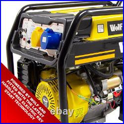 Petrol Generator Wolf Portable WPB1110ES 8000w 10KVA Electric Camping Power