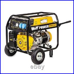 Petrol Generator Wolf Portable WPB7510LR 5500w 6.9KVA Electric Camping Power