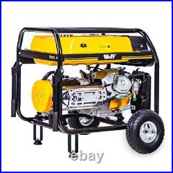 Petrol Generator Wolf Portable WPB7510LR 5500w 6.9KVA Electric Camping Power