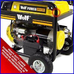 Petrol Generator Wolf Portable WPB8510ES 6500w 8.2KVA Electric Camping Power