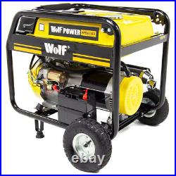 Petrol Generator Wolf Portable WPB9510ES 7500w 9.4KVA Electric Camping Power