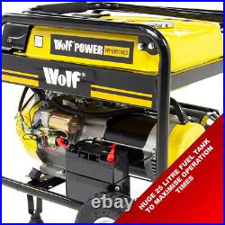 Petrol Generator Wolf Portable WPB9510ES 7500w 9.4KVA Electric Camping Power