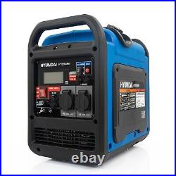 Petrol Inverter Generator 2.2kW Quiet Portable Suitcase Lightweight Hyundai