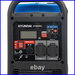 Petrol Inverter Generator 2.2kW Quiet Portable Suitcase Lightweight Hyundai