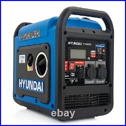 Petrol Inverter Generator 2.2kW Quiet Portable Suitcase Lightweight Hyundai