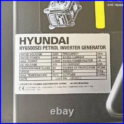 Petrol Inverter Generator 6.6 kW Remote Start, Quite Portable Suitcase HY6500SEI