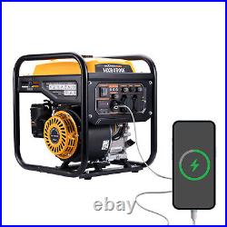 Petrol Inverter Generator Portable 3.5KW Camping RV Phone/PC Charge Low noise