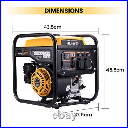 Petrol Inverter Generator Portable 3.5KW Camping RV Phone/PC Charge Low noise