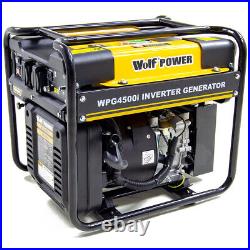 Petrol Inverter Generator Wolf Portable WPG4500i 3500w 4.3KVA Camping