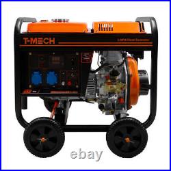 Portable Diesel Generator Open Frame 2kVA 230V 6HP 3.8kW 5 In 1 Digital Display