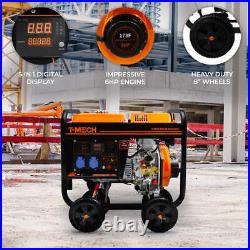 Portable Diesel Generator Open Frame 2kVA 230V 6HP 3.8kW 5 In 1 Digital Display