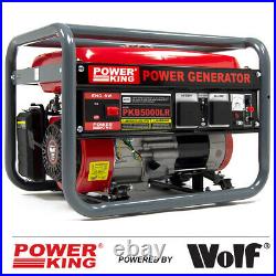PowerKing Petrol Generator PKB5000LR 3200w 4KVA Wolf 7HP 4 Stroke