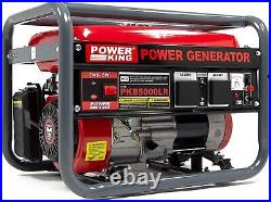 PowerKing Petrol Generator PKB5000LR 3200w 4KVA Wolf 7HP 4 Stroke Camping Power