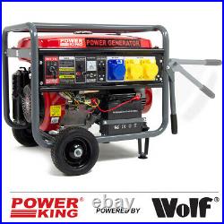 PowerKing Petrol Generator PKB8500E 6500w 15HP Wolf 4 Stroke Electric Start