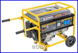 Powermat Power generator PM-AGR-6500KE-K WHEELS 6 kW 66 x 70 x 55 cm 15 KM AVR