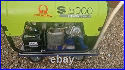 Pramac S8000 petrol generator electric start used