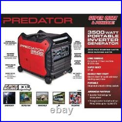 Predator 3500 Inverter Generator Super Quiet On Hand SHIPS TO PUERTO RICO