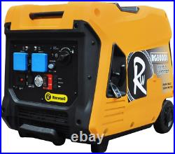 RocwooD 4000W Inverter Generator Portable Petrol Quiet Lightweight 230V UK Plug