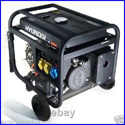 SILENT Hyundai HY7000LEk Electric Start Open Frame Petrol Generator 3 year Wrnty
